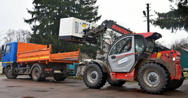 Тайвань передав генератори на Чернігівщину