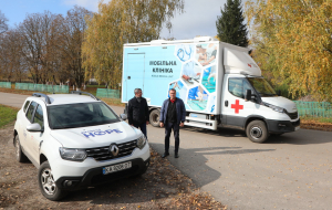 По Бобровиччині працюють медичні автомобілі від міжнародних проектів