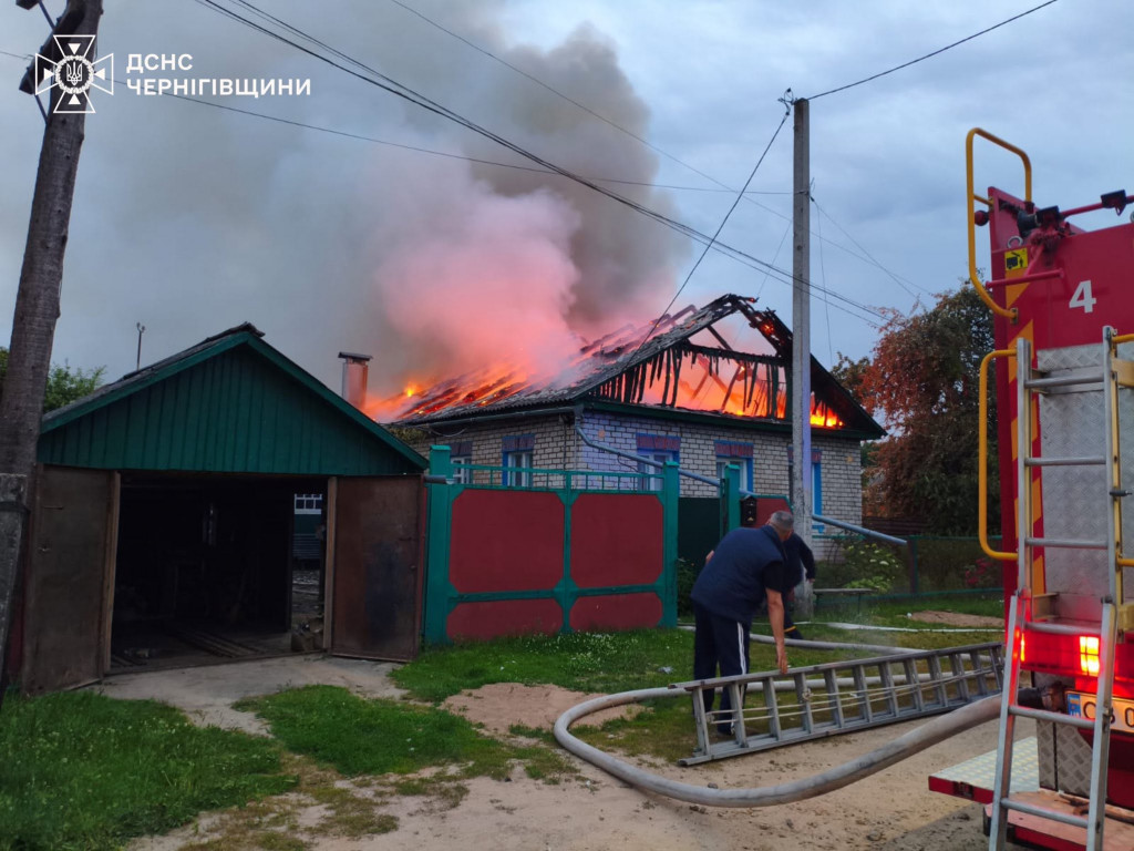 горить будинок