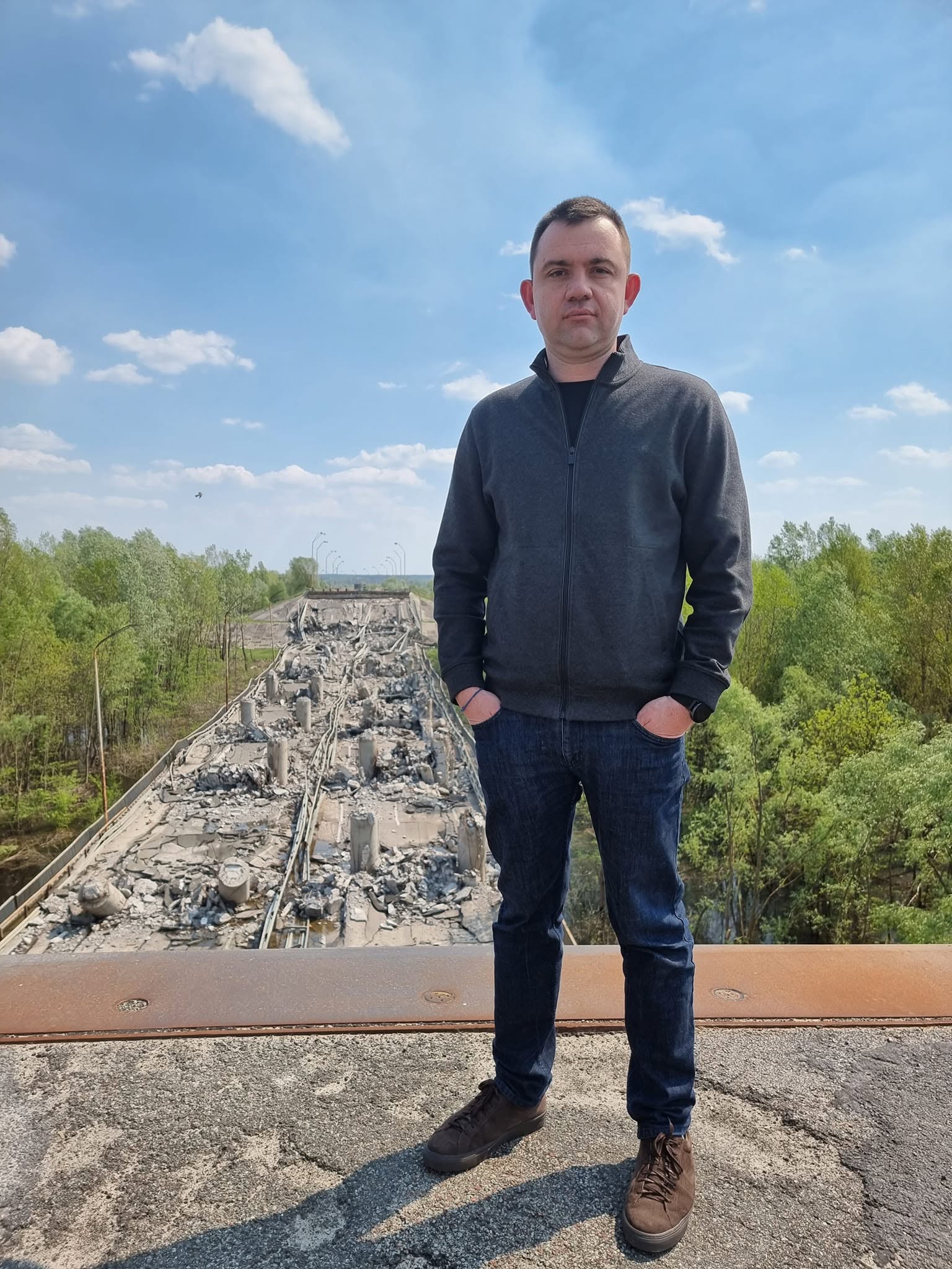 Керівник Служби відновлення та розвитку інфраструктури у Чернігівській області Роман Сміяненко