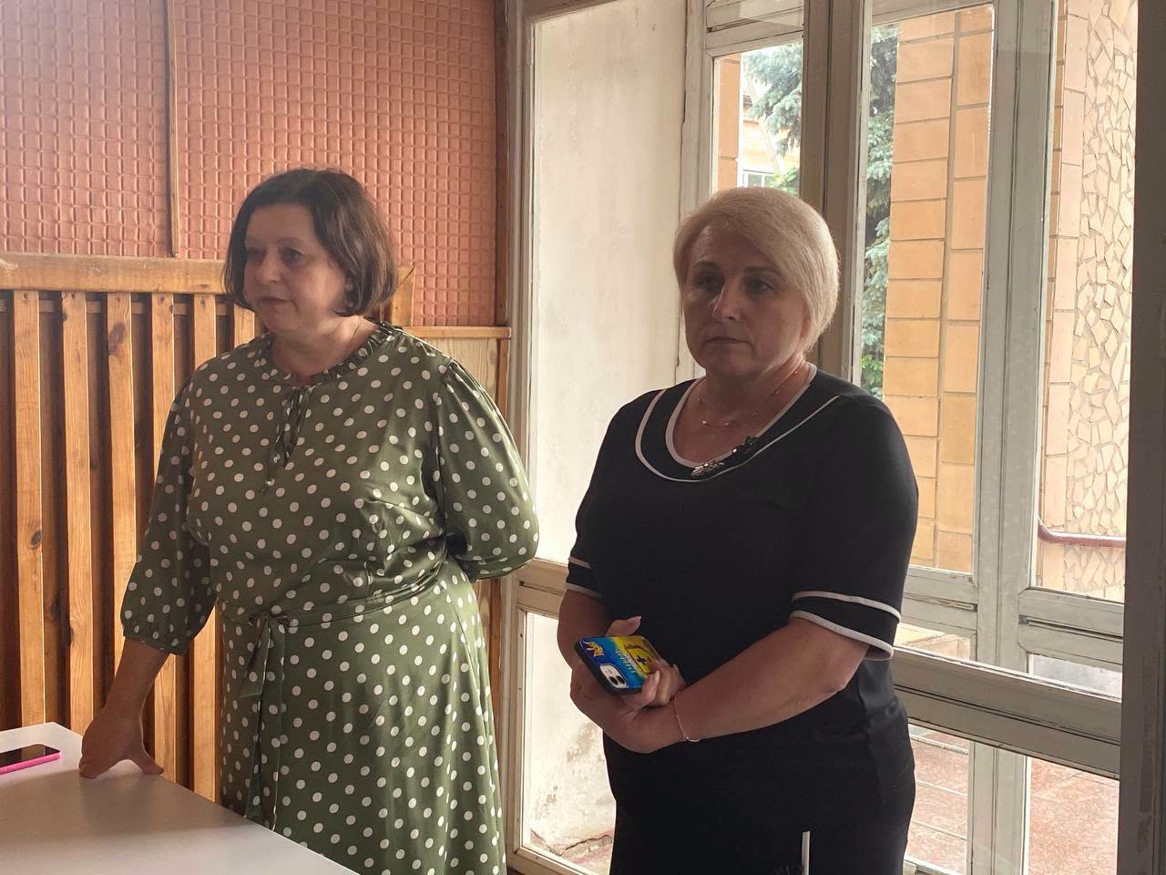 Олена Бутурлим на зустрічі з медиками