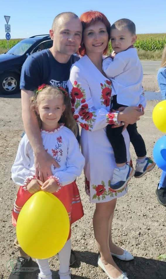 Таміла Хімич з родиною