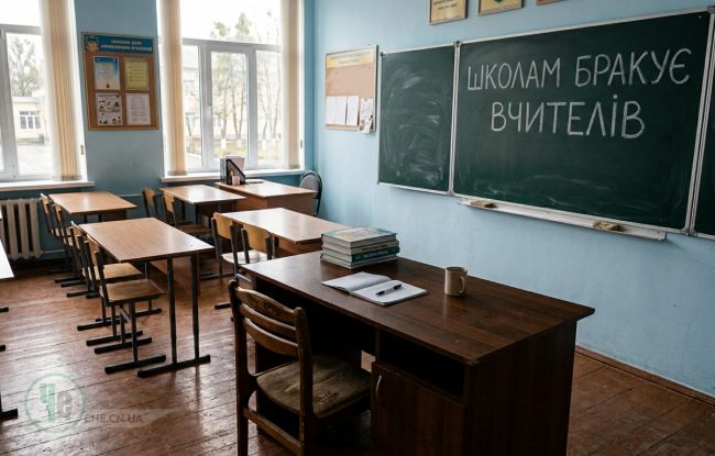 вчителів нема