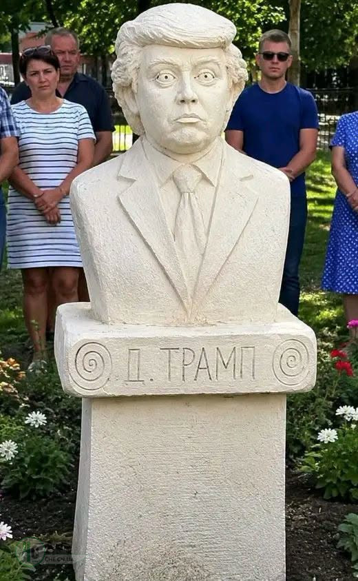 трамп погруддя